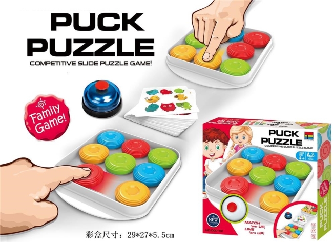 Gra puzzle z dzwonkiem opakowanie 29 × 27 × 5,5 cm